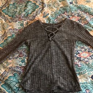 Size small cross front shirt